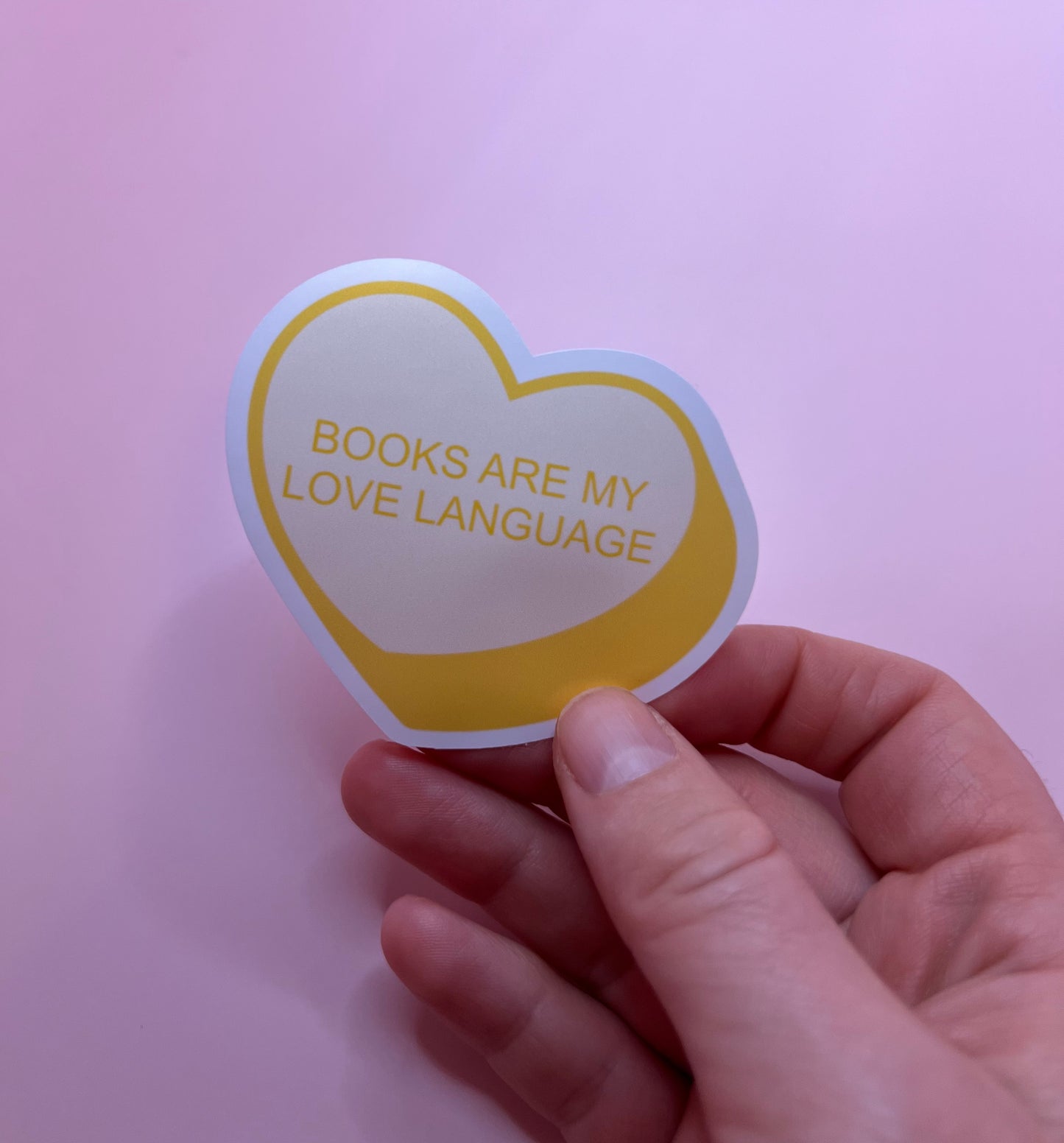 Books Are My Love Language sticker