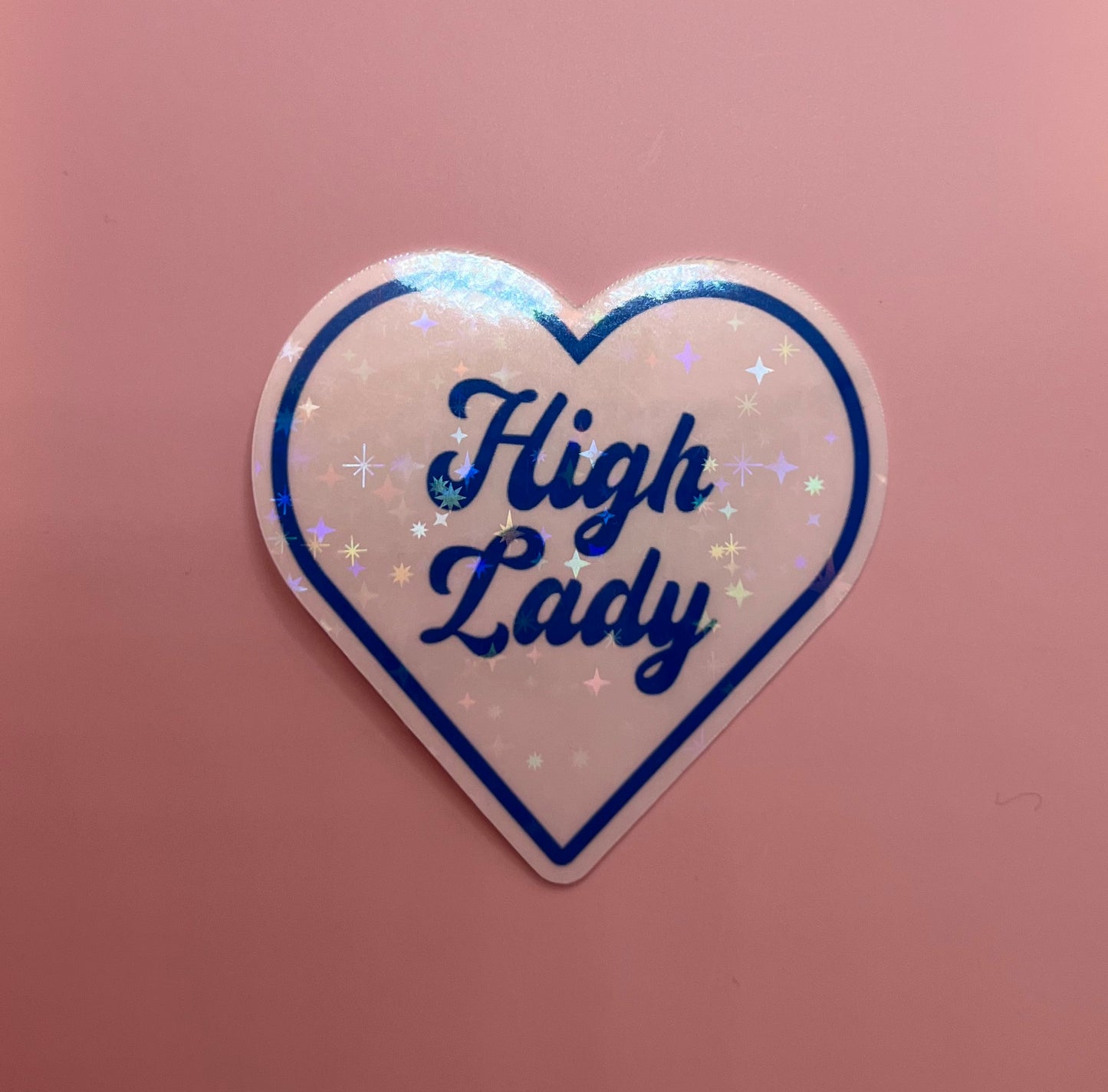 High Lady Heart sticker