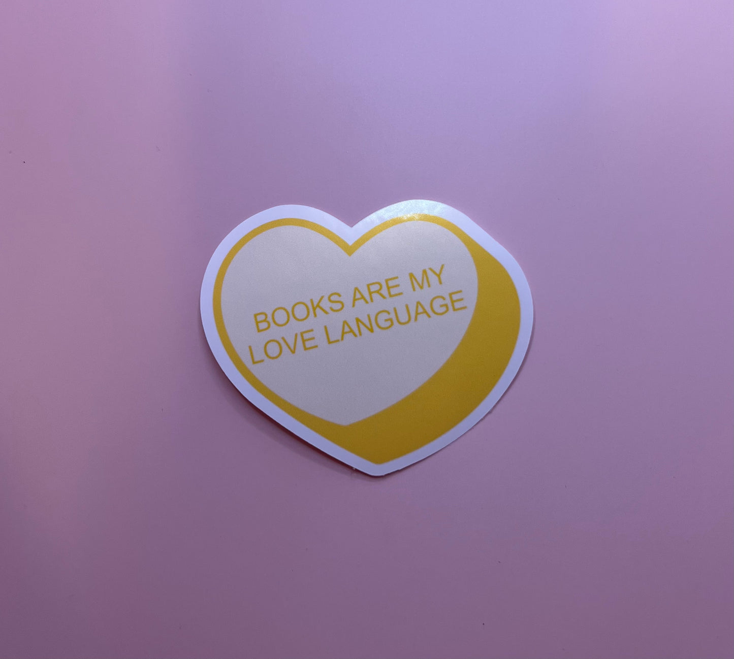 Books Are My Love Language sticker