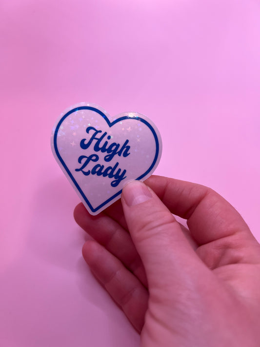 High Lady Heart sticker